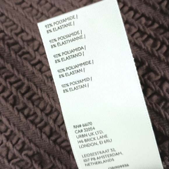 NWOT Free People Gabby Midi Sweater Seamless Dress in Brown 🤎 Size M/L $198 - Picture 7 of 7